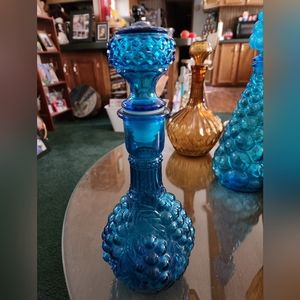 Vintage Empoli Grapes and Leaves Genie Bottle